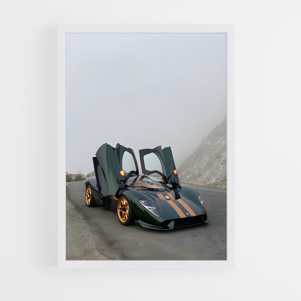 Poster L'Ambiance Émeraude – affiche De Tomaso (vue 3)